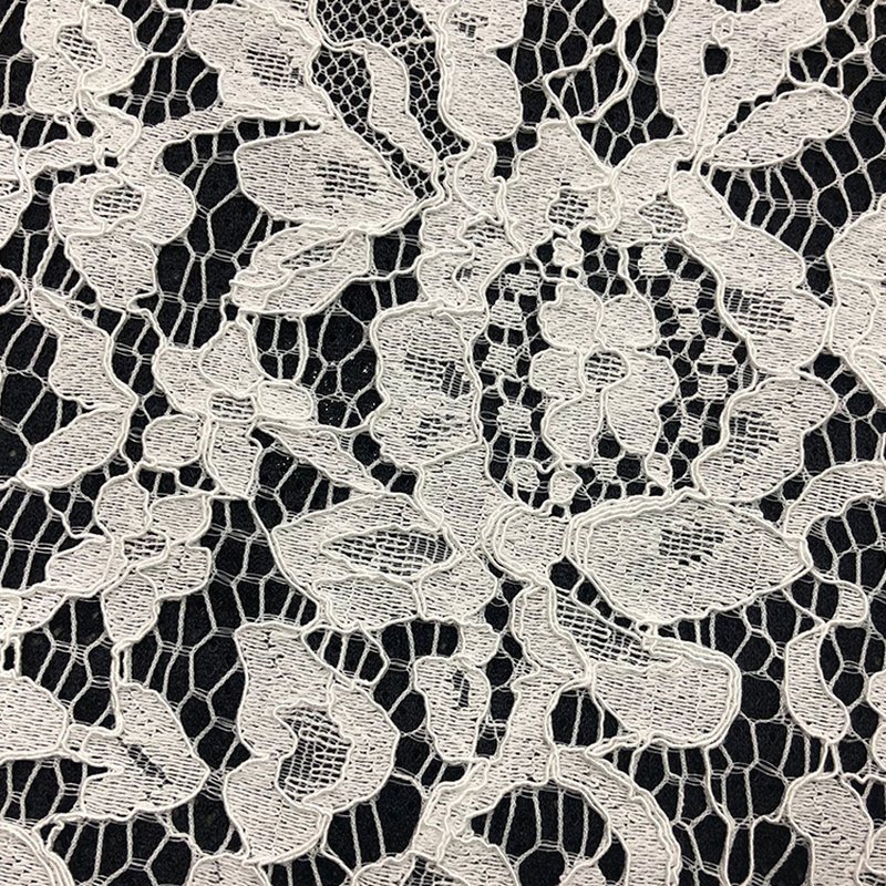Lace Fabric Dress Eyelash Nylon for Women's Wear Wholesale Supplier 8